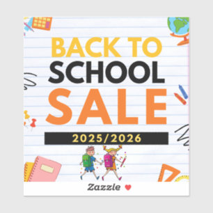 Terug naar school STIKERS Sticker