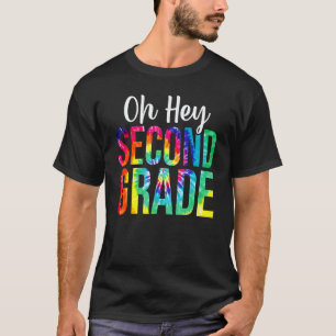 Terug naar school Studenten Leraar Tie Dye Hey 2e T-shirt