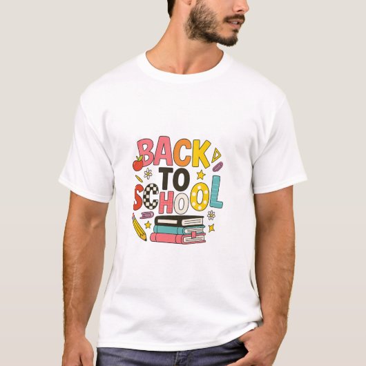 terug naar school t-shirt (Voorkant)