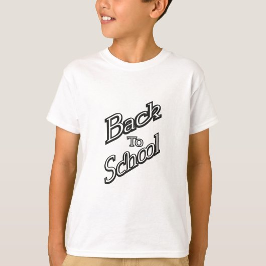 Terug naar School T-Shirt (Voorkant)
