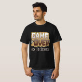 Terug naar school t-shirt (Voorkant volledig)
