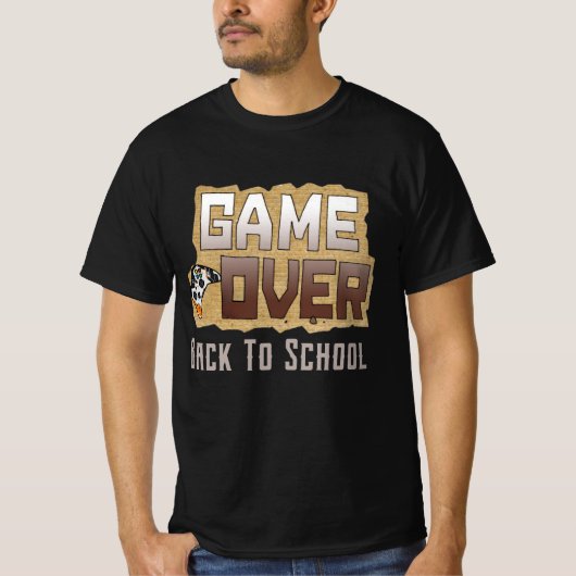 Terug naar school t-shirt (Voorkant)