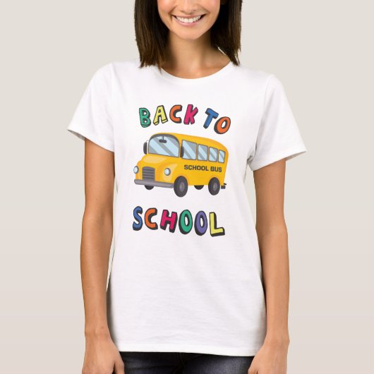 Terug naar school t-shirt (Voorkant)