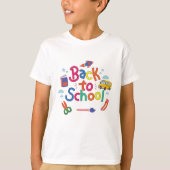 Terug naar school t-shirt (Voorkant)