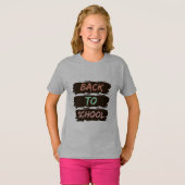 Terug naar school t-shirt (Voorkant volledig)