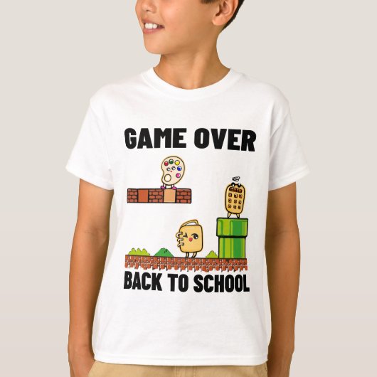 Terug naar school t-shirt (Voorkant)