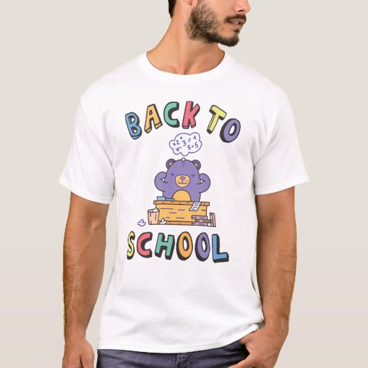 Terug naar school t-shirt (Voorkant)