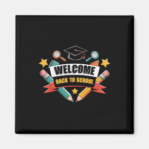 Terug naar school T-shirt Cute 2025 Apple Student Magneet