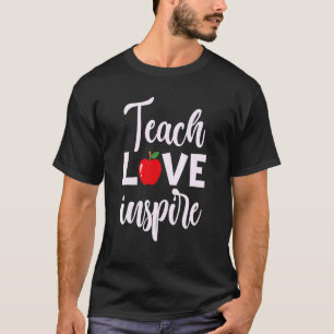 Terug naar school Teach Love Inspire 1 T-shirt