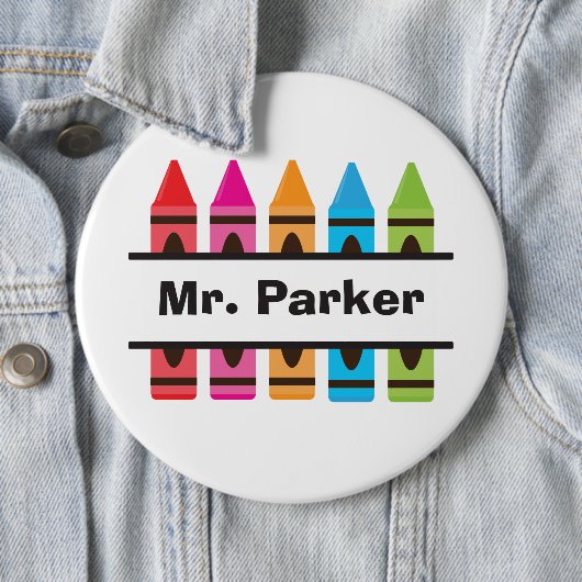 Terug naar School Teacher Button (In situ)