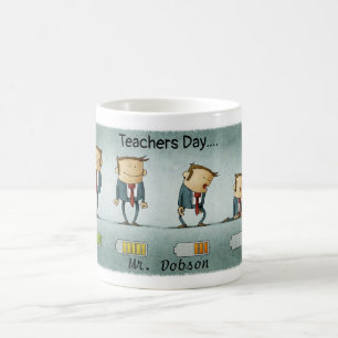 Terug naar School Teachers Day Fun Amusant Whimsic Koffiemok
