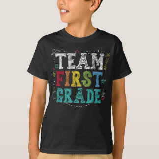 Terug naar school Team eerste klas student 100e da T-shirt