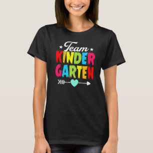Terug naar school team kleuterschool leraar leuke  t-shirt