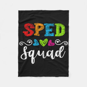 Terug naar school teamcadeau voor speciale onderwi fleece deken