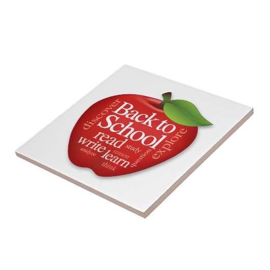 Terug naar School Tegeltje (Zijkant)