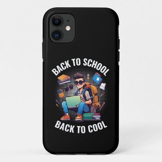 Terug naar school, terug naar cool Case-Mate iPhone case (Achterkant)