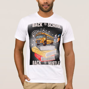 Terug naar school: terug naar de drukte Motivati T-shirt