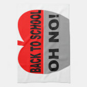 Terug naar school theedoek (Verticaal)