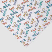 Terug naar school tissuepapier (Detail)