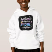 Terug naar school Trotse moeder - Hoodie (Voorkant)