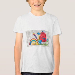 Terug naar School Vibes Kinder T-shirt – Leuk en K
