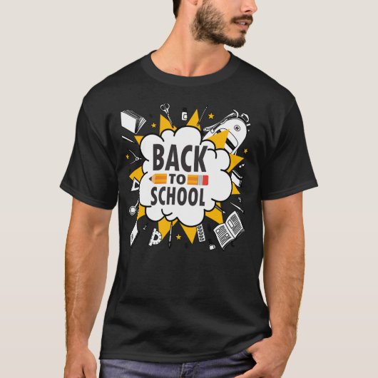 Terug naar School Vibes T-shirt (Voorkant)