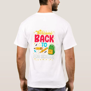 Terug naar school viering T-shirt