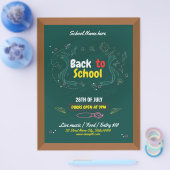 Terug naar school vlieger flyer (Enkel)