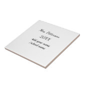 Terug naar school voeg de naam van de leerkracht j tegeltje (Zijkant)