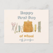 Terug naar School Vrienden Briefkaart (Voorkant)