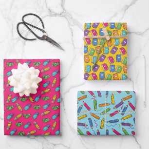 terug naar school Wrapping Paper Flat Sheet Set va