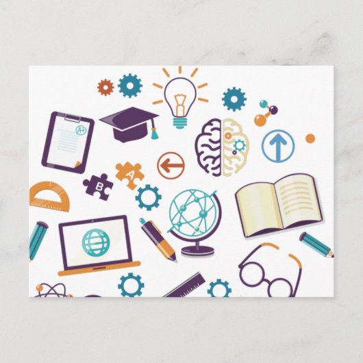 Terug naar schoolaanbod briefkaart (Voorkant)