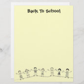 Terug naar schoolbankier (Voorkant / Achterkant)