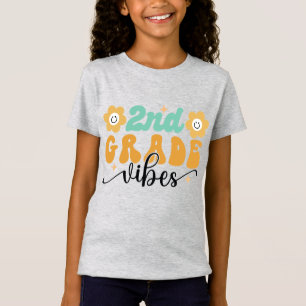 Terug naar schoolbomen Tweedegraads Vibes T-shir T-shirt