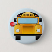 Terug naar schoolbus ronde button 5,7 cm (Voorkant)