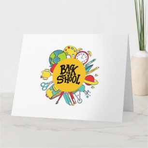 Terug naar schooldag Funny giften Giften voor kind Kaart