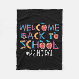 Terug naar schooldirecteur fleece deken