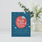 Terug naar schoolfeesten Apple Flyer Kaart (Staand voorkant)