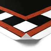 Terug naar schoolformaat afdrukken poster (Hoek)