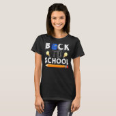 Terug naar schoolklas eerste dag van schoolstudent t-shirt (Voorkant volledig)