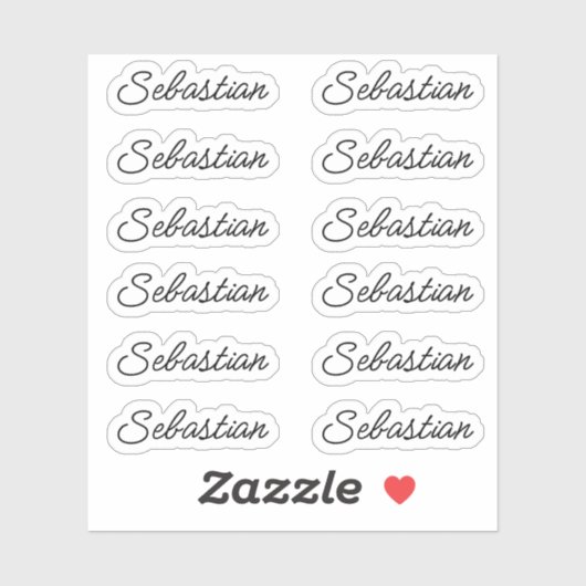 Terug naar Schoolnaamstickers Sticker (Vel)