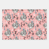 Terug naar Schoolpatroon Inpakpapier Vel (Voorkant)