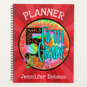 Terug naar schoolplanner voor vijfde klas planner (Voorkant)