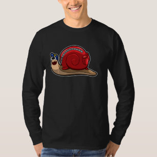 Terug naar schoolslak met rugzak t-shirt
