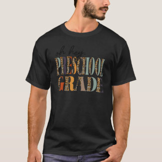 Terug naar schoolstudenten Leerleraar Oh Hey voors T-shirt