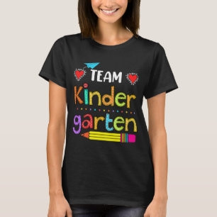 Terug naar Shool Teacher Team Kindergarten T-shirt