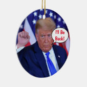 Terug naar Trump 2024 Keramisch Ornament (Rechts)