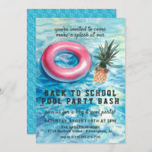 Terug naar Uitnodiging BBQ van de School Pool Part (Voorkant / Achterkant)