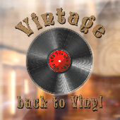  - Terug naar Vinyl, de plaat is terug, Oldie Raamsticker (Vel 2)