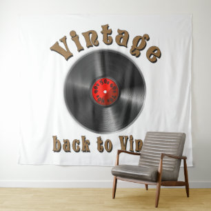 - Terug naar Vinyl, de plaat is terug, Oldie Wandkleed